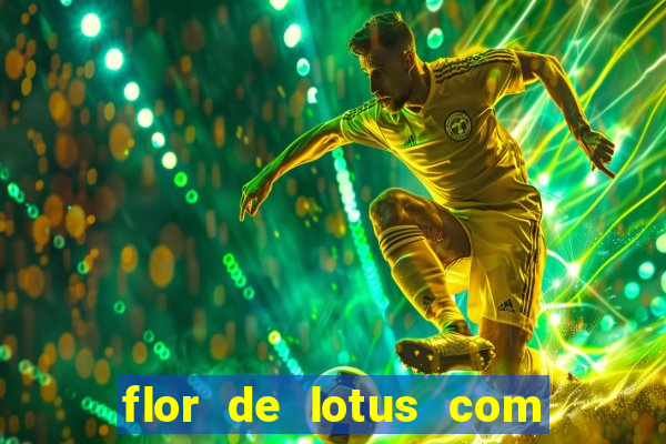 flor de lotus com lua tatuagem